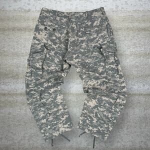 Vintage 90s Military Tactical Pants 36x28 Baggy Wide Digital Camo Large Short